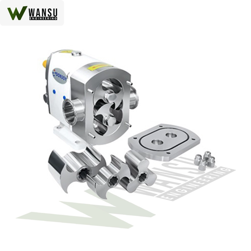 Horizontal rotary lobe pump donjoy